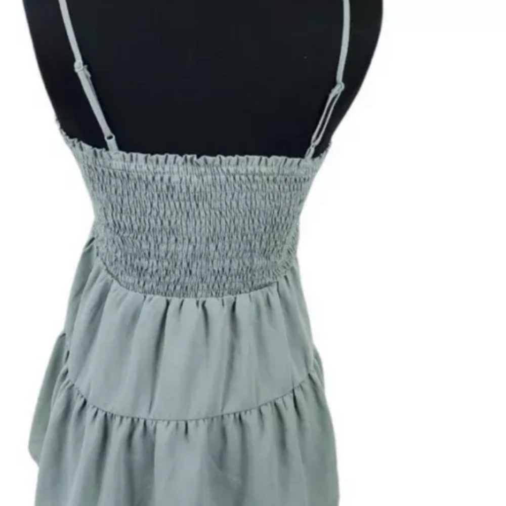 paper crane smocked sz M tank top - Picture 3 of 7